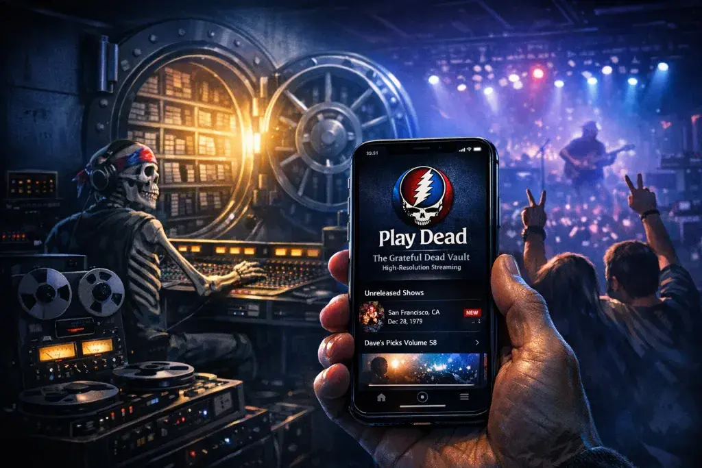 nugs Launches Play Dead App with Grateful Dead's Vault in High-Resolution Streaming