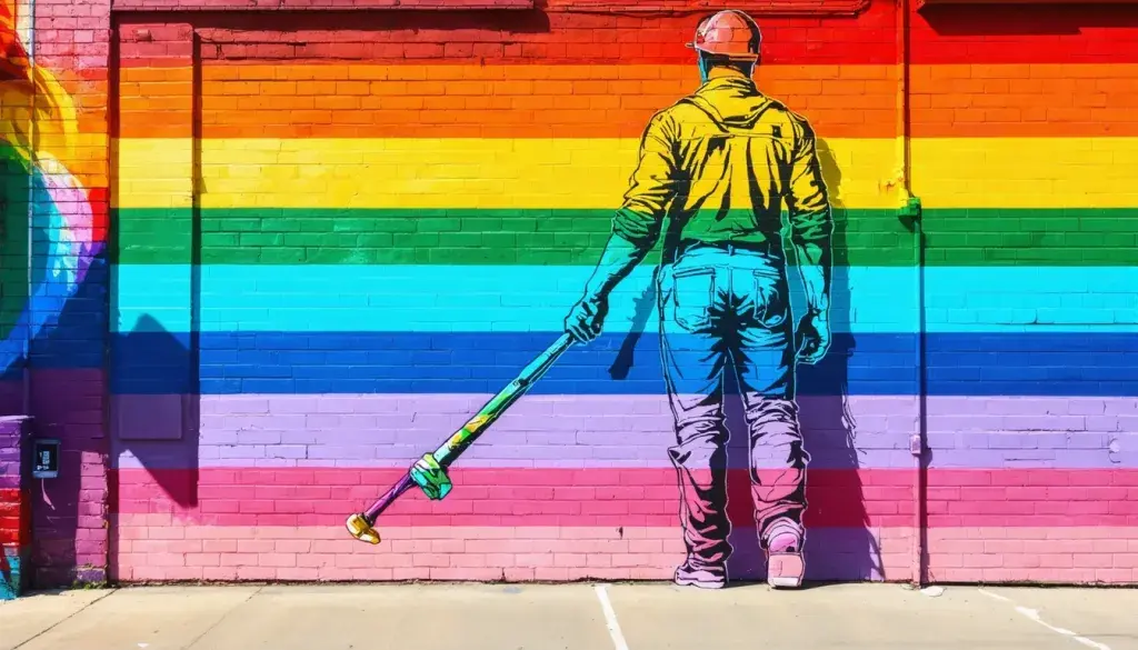 Ferndale Unveils 'Polychromatic Super You' Mural Championing Queer Expression