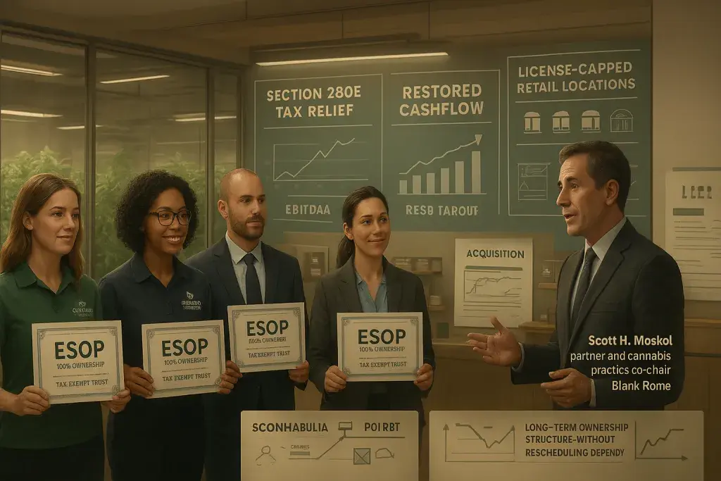Cannabis Operators Use ESOPs to Outmaneuver 280E's Tax Penalty