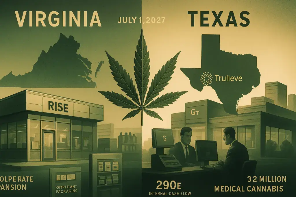 Virginia and Texas Emerge as Cannabis Industry's Next Watch List