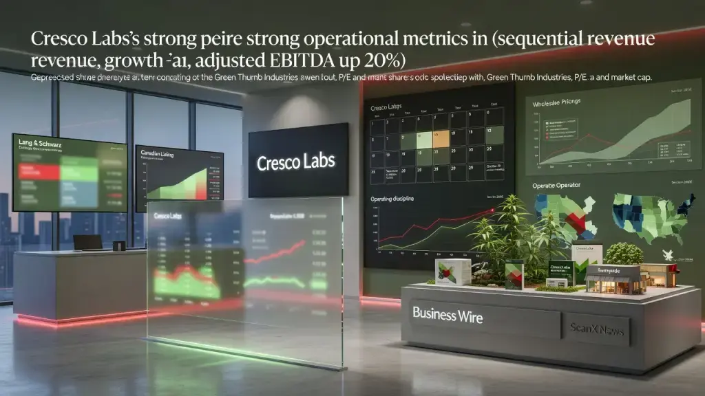 Cresco Labs Sets November Earnings Date Amid Depressed Share Price