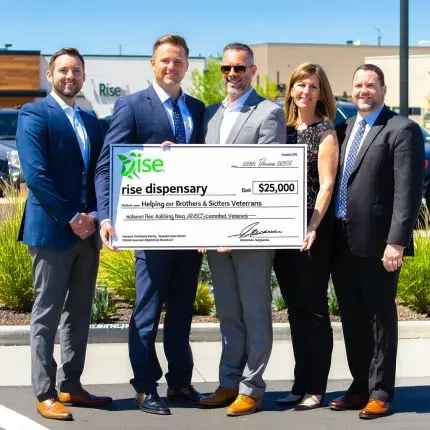 Rise Dispensary Opens Third Reno Location with Civic Leaders and Major Veterans Donation