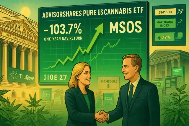 Cannabis ETF Hits 2026 Highs as Trulieve Listing Fuels Investor Bets